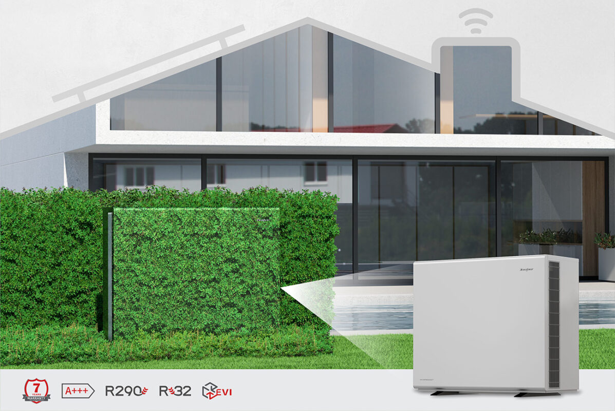 ZEALUX INVERBOOST Pad Residential Air to Water Heat Pump - Zealux